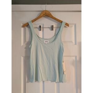 Mate the Label Organic Cotton Layering Tank Soft Mint Small NWT
